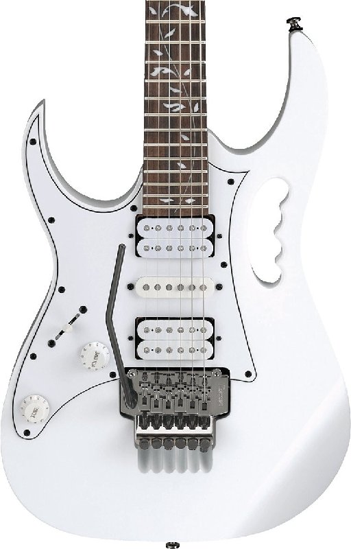 Ibanez Jem Junior Steve Vai Left Handed Electric Guitar in White