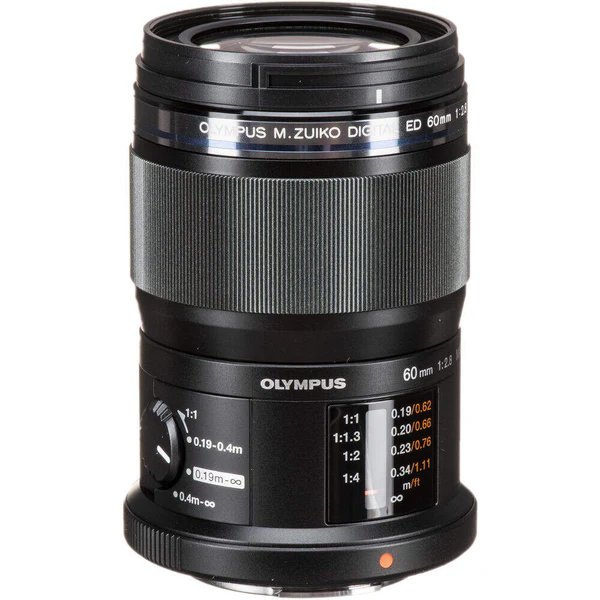 Olympus 60mm f2.8 Macro ED M.Zuiko Lens Black