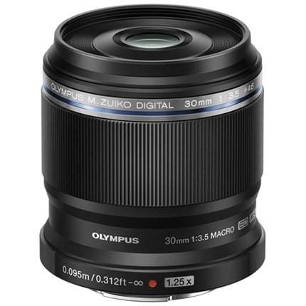 Olympus M.Zuiko Digital ED 30mm f/3.5 Macro Lens in Black