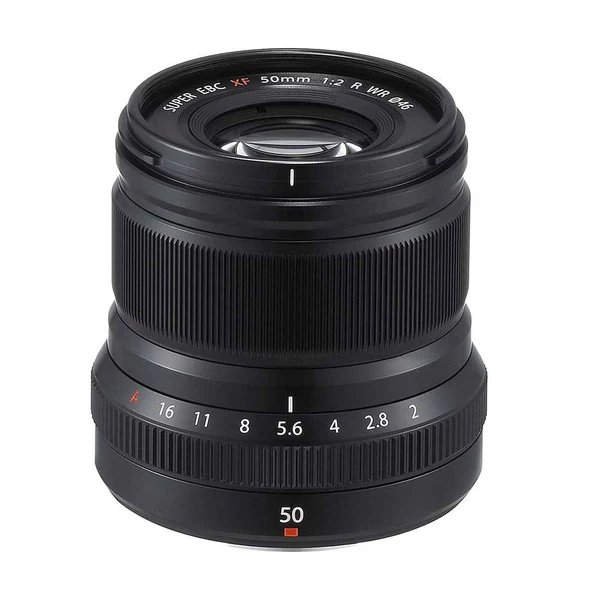 Fujifilm XF 50mm F2 R WR Fujinon Lens in Black