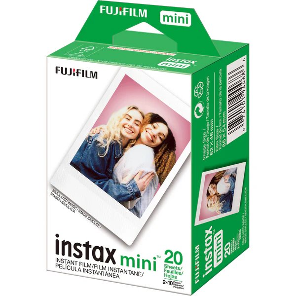 Fujifilm Instax Mini Film Twin Pack, 20 Shots