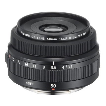 Fujifilm GF 50mm f/3.5 R LM WR Lens (Black)