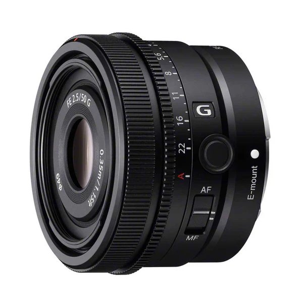 Sony FE 50mm f/2.5 G Standard Prime Lens in Black