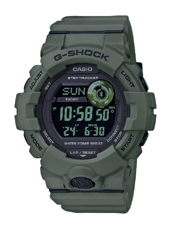 Casio G-SHOCK GBD-800UC-3ER Men's Khaki Resin Strap Watch with Bluetooth