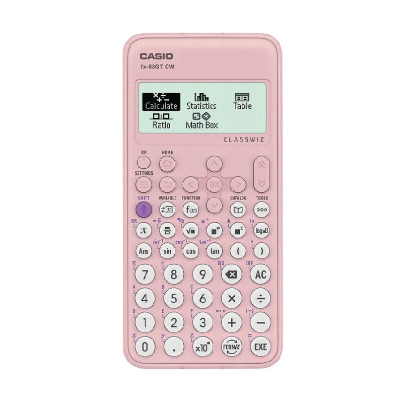 Casio FX-83GTCW Scientific Calculator in Pink