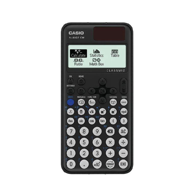 Casio FX-85GTCW Scientific Calculator, Dual Powered, Black