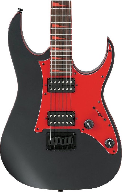 Ibanez GIO GRG131DX-BKF Electric Guitar in Black Flat