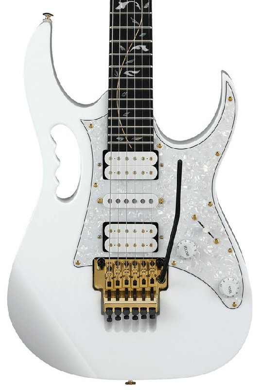 Ibanez JEM7VP Steve Vai Signature Electric Guitar in White