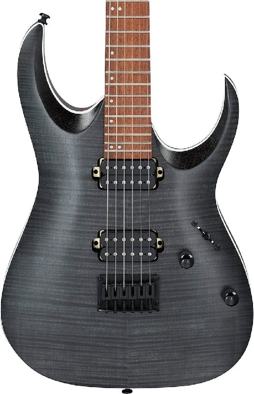 Ibanez RGA42FM-TGF Electric Guitar in Transparent Gray Flat
