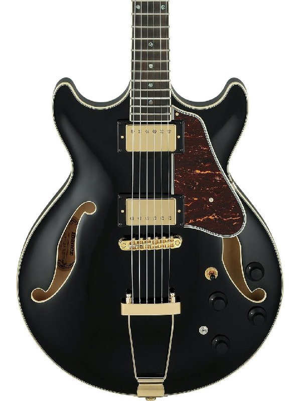 Ibanez AMH90-BK Artcore Expressionist Hollowbody Electric Guitar in Black