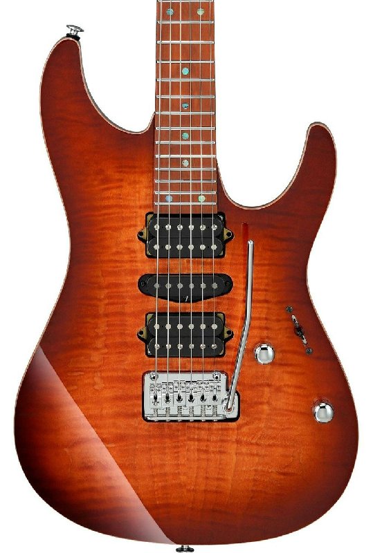Ibanez AZ2407F Prestige Electric Guitar in Brownish Sphalerite with Hardshell Case