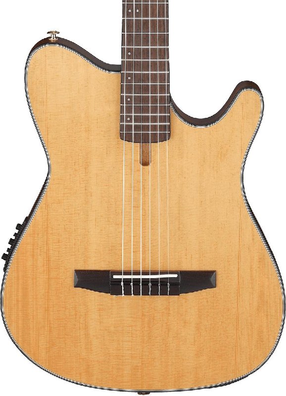 Ibanez FRH10N-NTF Nylon-String Electro Acoustic Guitar in Natural Flat