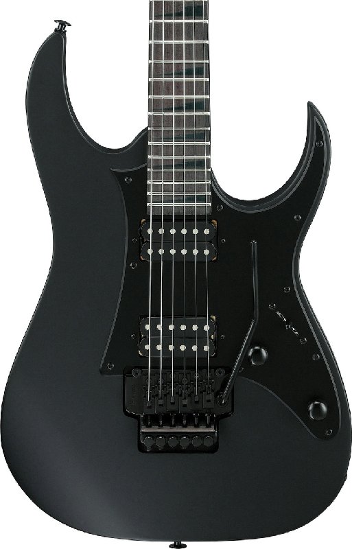 Ibanez GRGR330EX-BKF Electric Guitar in Black Flat with Purpleheart Fingerboard
