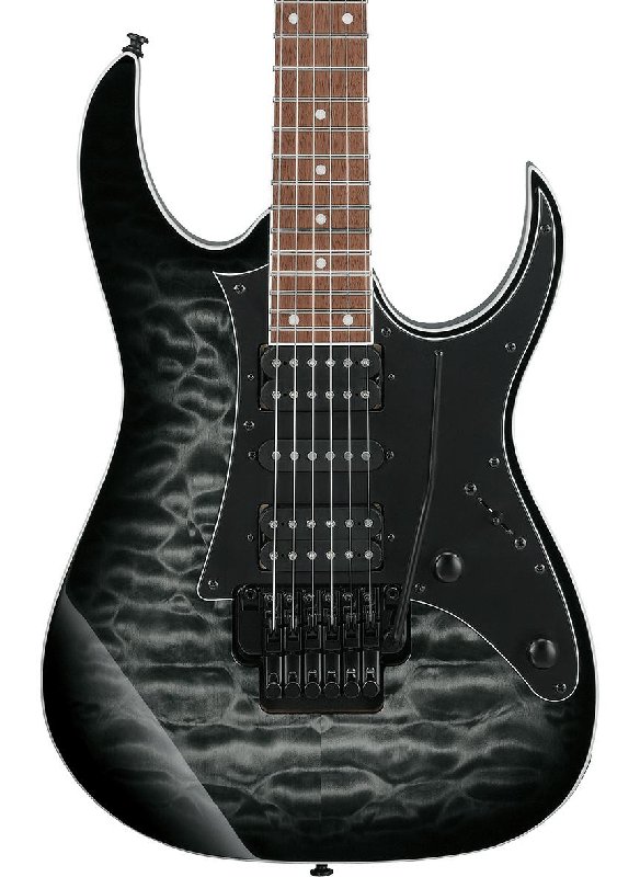 Ibanez RG450QMB-TGB Electric Guitar in Transparent Gray Burst