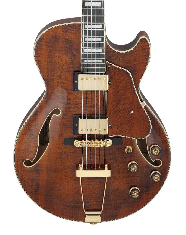 Ibanez AG95MG-DA Artcore Expressionist Hollow Body Electric Guitar in Dark Amber
