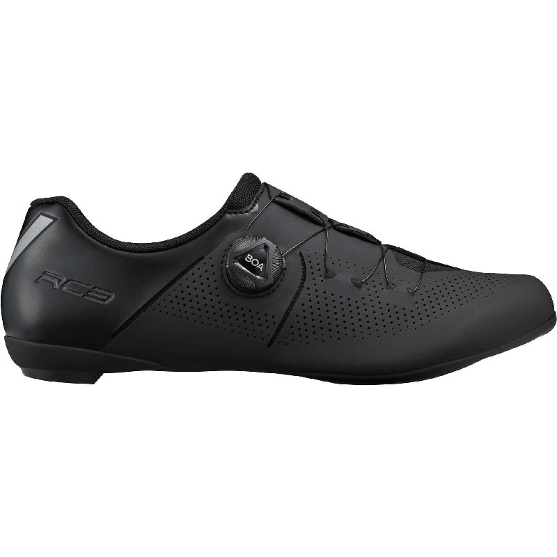 Shimano RC302 Wide Fit Road Cycling Shoes - Black