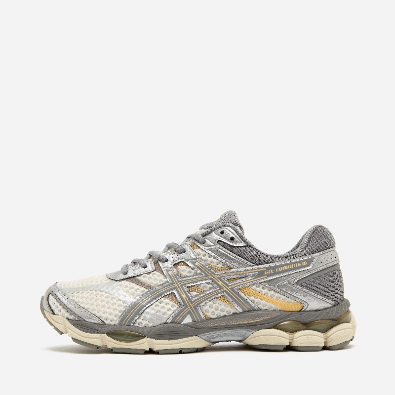 ASICS GEL-CUMULUS 16 Grey Running Shoes with GEL Cushioning