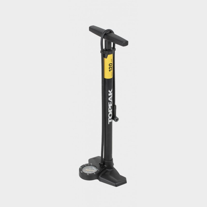 Topeak JoeBlow Sport EX Track Pump, Black/Yellow
