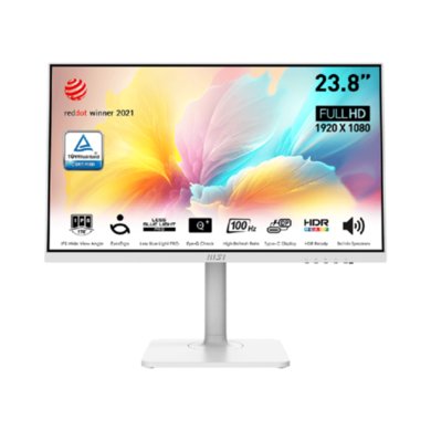MSI Modern MD2412PW 23.8-inch IPS Full HD 100Hz Adaptive-Sync Monitor