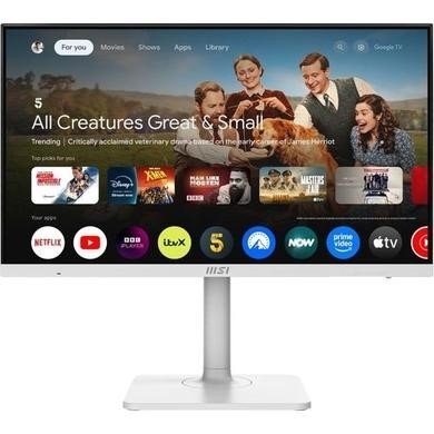 MSI Modern MD272UPSW 27" IPS 4K UHD Smart Monitor in White