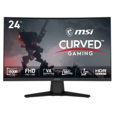 MSI MAG 244C 24" Full HD 180Hz Curved VA Gaming Monitor
