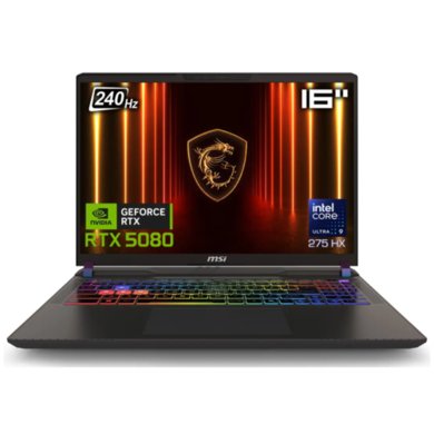 MSI Vector 16 Intel Core Ultra 9 32GB RAM 1TB SSD RTX 5080 16 Inch Gaming Laptop