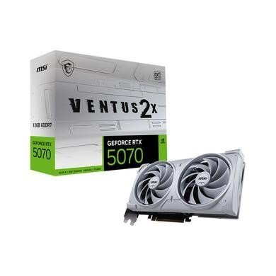 MSI GeForce RTX 5070 VENTUS 2X OC WHITE 12GB GDDR7 Graphics Card