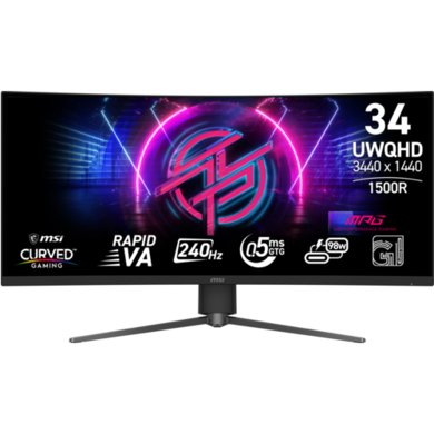 MSI MPG 346CQRF X24 34" UWQHD 240Hz Curved Gaming Monitor