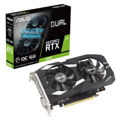 ASUS NVIDIA GeForce RTX 3050 DUAL OC 6GB Ampere Graphics Card