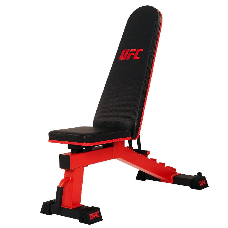 UFC Deluxe Folding Bench with 7-Position Backrest, 454kg Capacity
