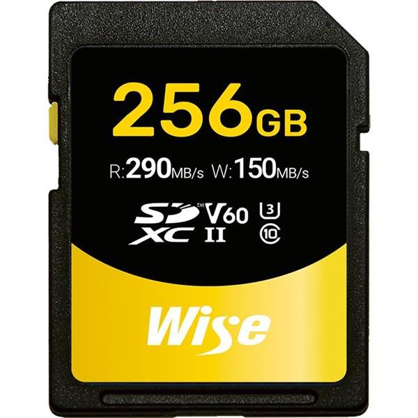 Wise SDXC UHS-II V60 256GB Memory Card