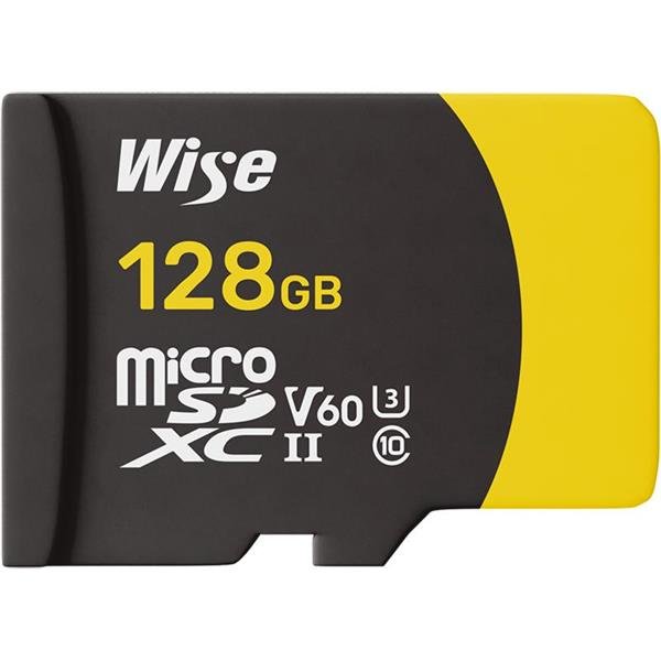 Wise 128GB MicroSDXC UHS-II V60 Memory Card