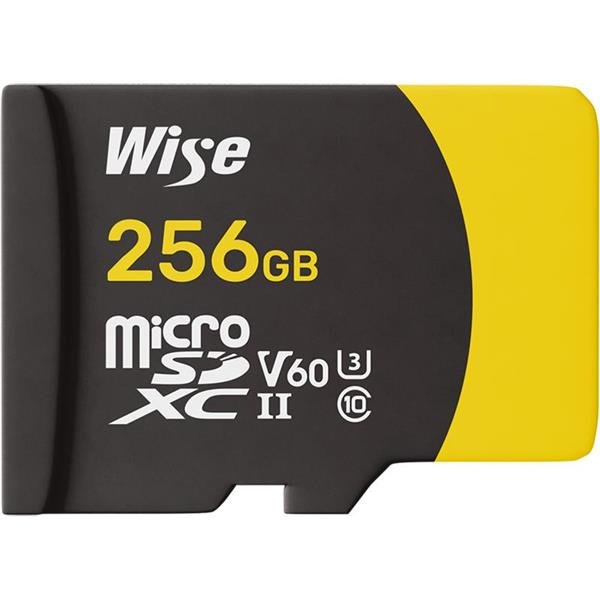 Wise 256GB MicroSDXC UHS-II V60 Memory Card