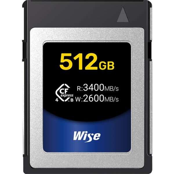 Wise Advanced CFX4-B512 512GB CFexpress Type-B Memory Card