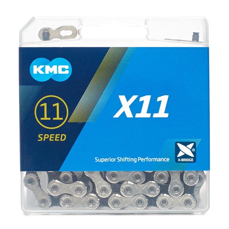 KMC X11 114L 11-Speed MTB Chain Light Grey/Black