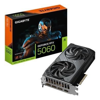 Gigabyte GeForce RTX 5060 WINDFORCE OC 8GB GDDR7 Graphics Card