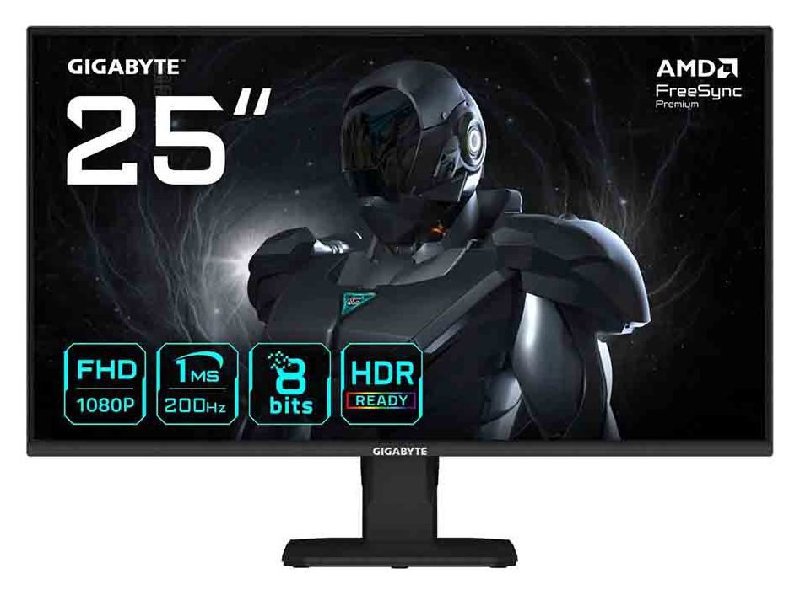 Gigabyte GS25F2 24.5 Inch FHD 200Hz FreeSync Premium IPS Gaming Monitor