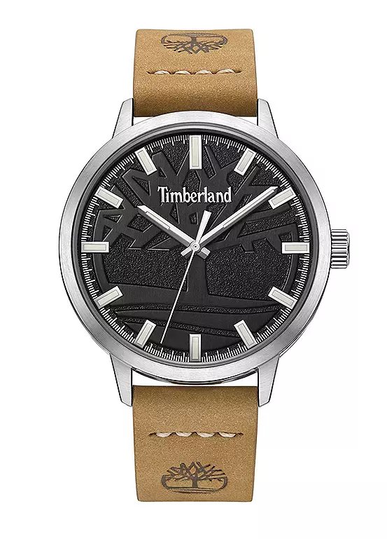 Timberland Goffstown S Tan Leather Strap 44mm 3ATM Watch
