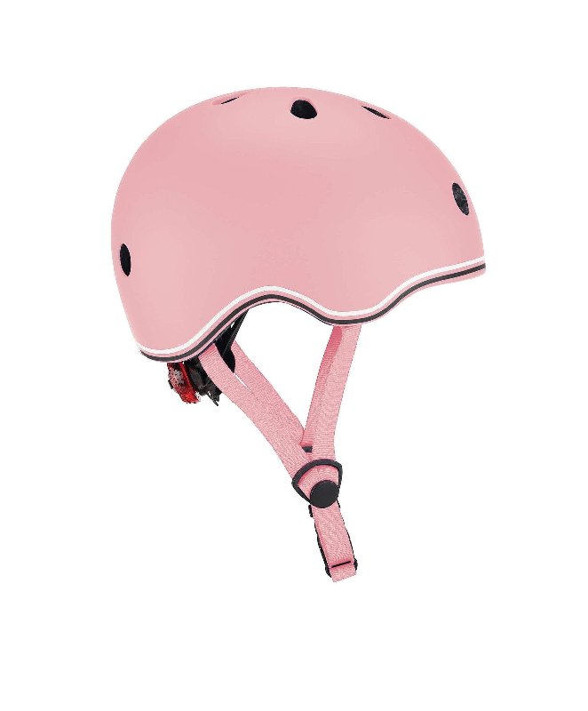 Globber GO-UP Lights Helmet - Pastel Pink, XXS/XS (45-51cm)