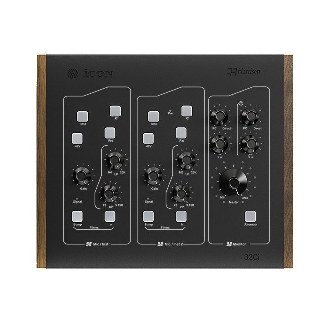ICON 32Ci USB Audio Interface with Harrison Mic Preamps