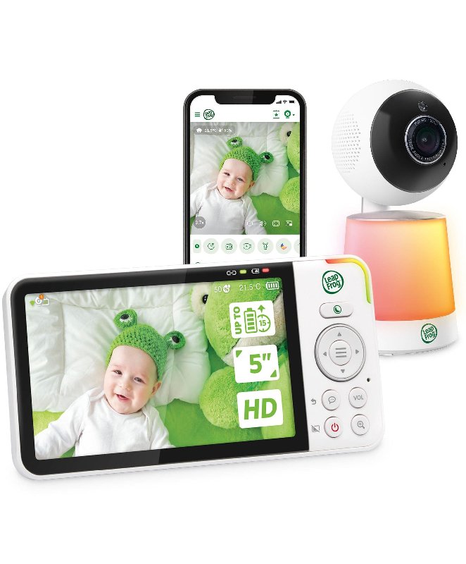 LeapFrog LF4915HD 5" Wi-Fi Pan & Tilt Baby Monitor