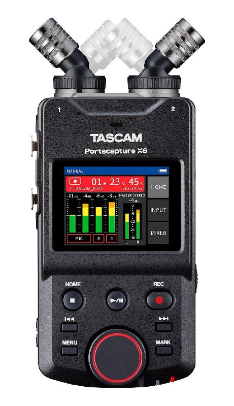 Tascam Portacapture X6 Multi-Track Handheld Audio Recorder