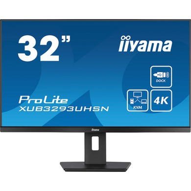 Iiyama ProLite XUB3293UHSN 32-inch IPS 4K UHD USB-C Monitor in Black