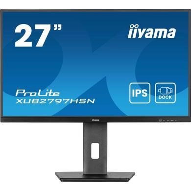 Iiyama ProLite XUB2797HSN 27" IPS Full HD 100Hz USB-C RJ45 Monitor