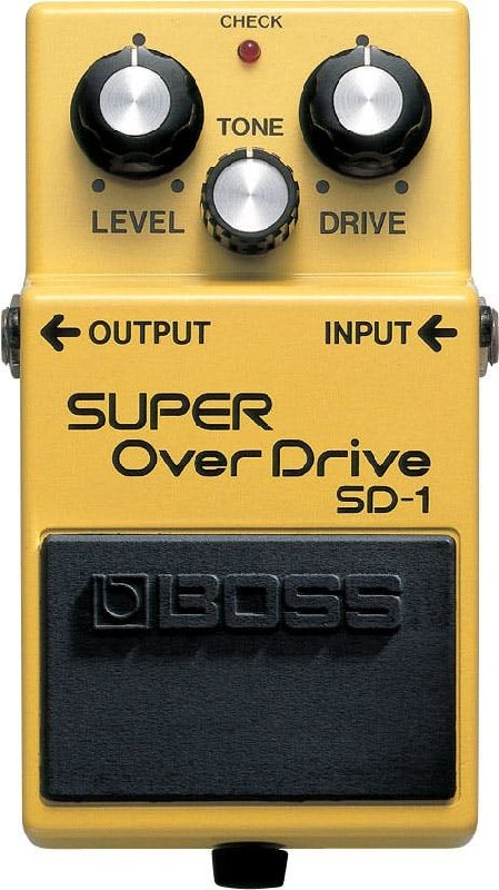 Boss SD-1 Super Overdrive GT Monte Allums Modified Guitar Effects Pedal