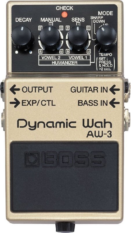 Boss AW-3 Dynamic Wah Pedal with Humanizer Effect and Bass Input