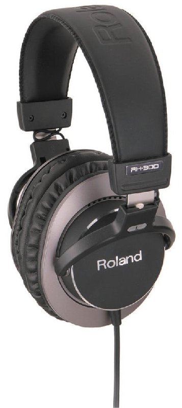 Roland RH-300 Circumaural Stereo Studio Headphones with 45mm Drivers