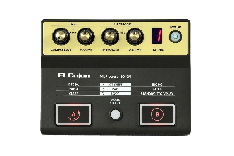 Roland EC10M Cajon Electronic Drum Module with Clip-on Mic