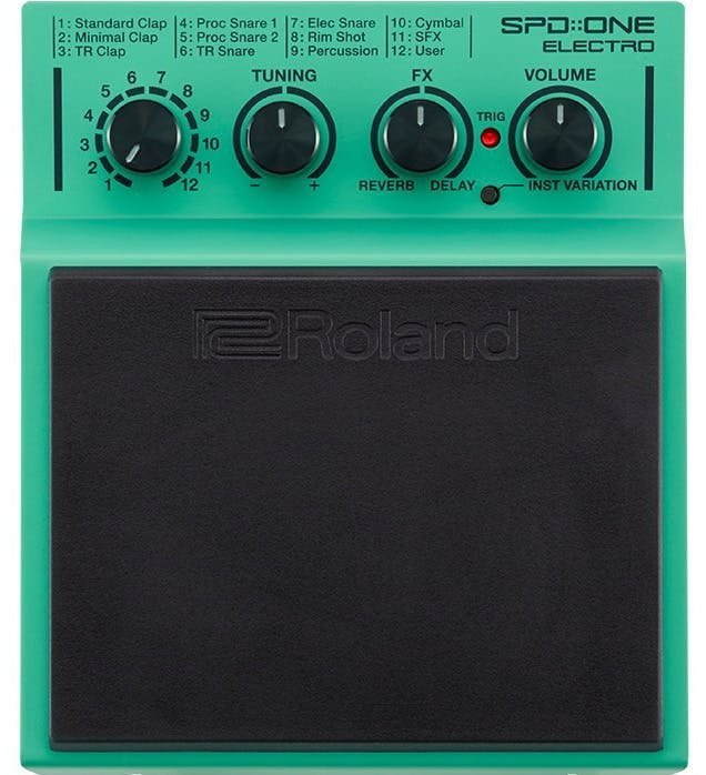 Roland SPD One Electro Percussion Pad with 22 Sounds and Sample Import