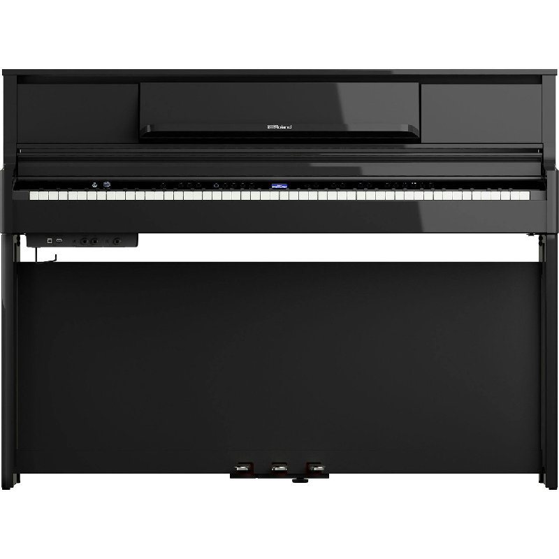 Roland LX-5 Digital Upright Piano in Polished Ebony with PHA-50 Keyboard